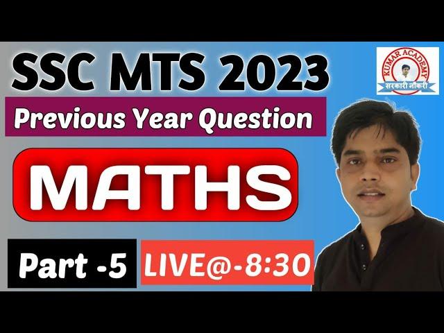 Ssc Mts 2023 Analysis By Kumar Sir Il Kumar Academy Delhi ll