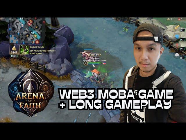 Arena of Faith Web3 MOBA game | Win-to-earn | Long gameplay