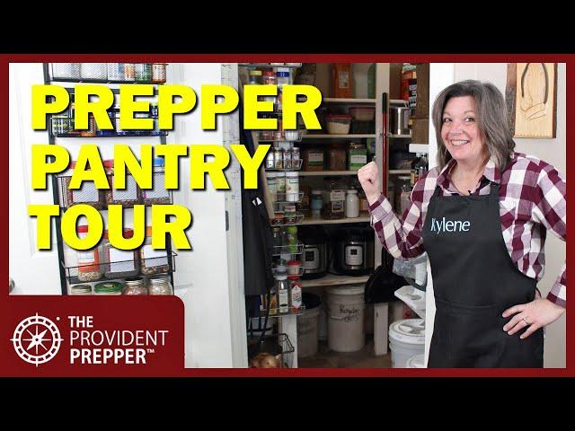 Prepper Pantry Tour - My Latest Organization Strategy to Create More Space