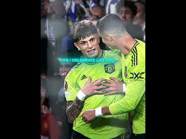 Garnacho and Ronaldo ️‍🩹