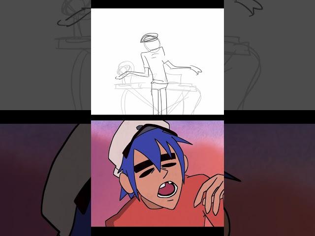 #gorillaz #gorillazfanart #plasticbeach #fanart #animatic #wurlitzer #wip  #artinprogress