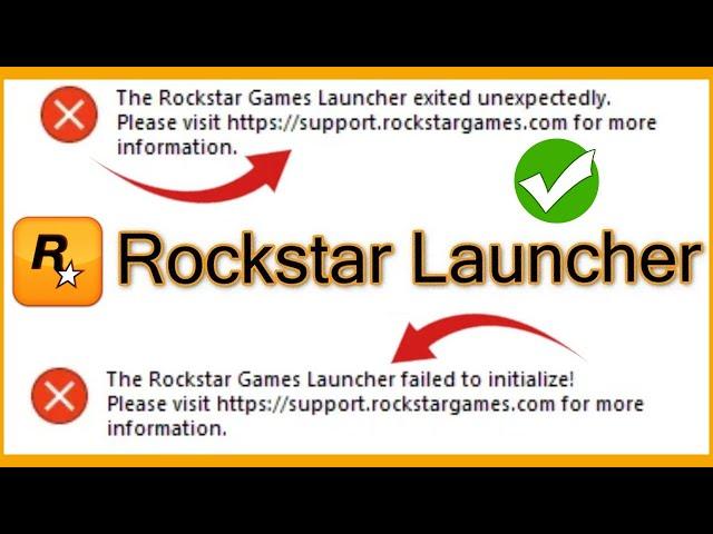 [Fixed] ️ Rockstar Games Launcher Failed to Initialize  Epic Games Launcher Error