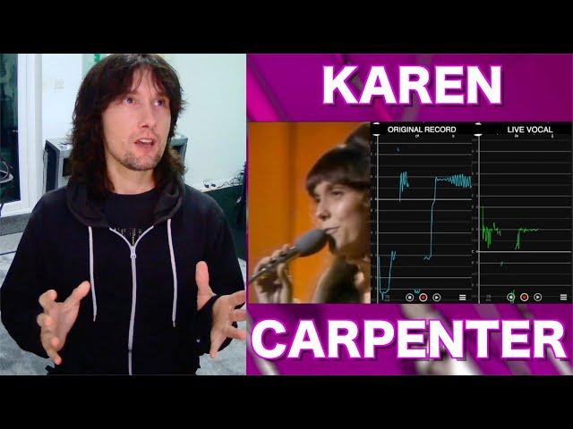 Comparing Karen Carpenter's LIVE and STUDIO vocals just BLEW MY MIND!!!