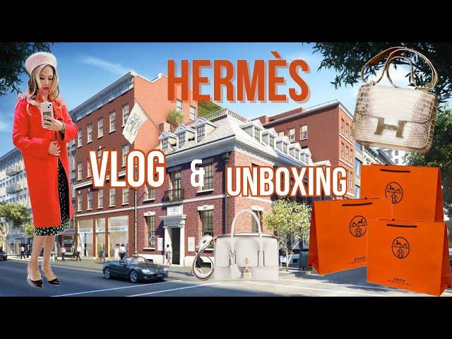 Hermes NYC Flagship Tour with 2025 Prices. Rare Exotic Quota Bags. Luxury Shopping & Unboxing.