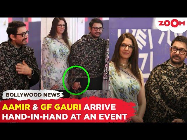 Aamir Khan HOLDS girlfriend Gauri Spratt's hand as they attend a film festival together in China