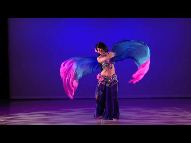 Bellydance Fan Veils Master, Tanna Valentine - dance improvisation