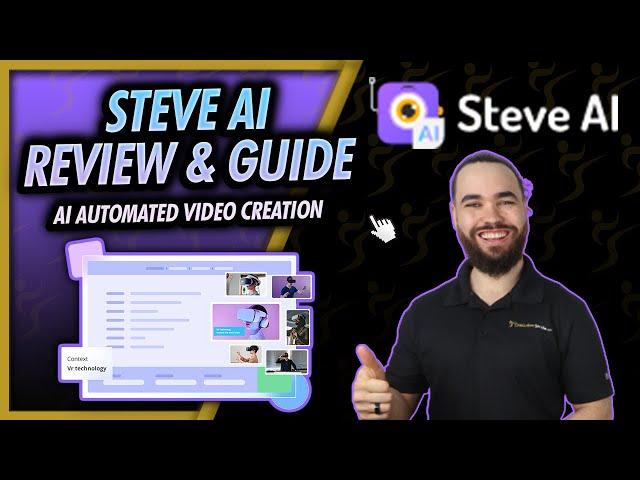 Steve.ai Review & Guide - Automatic Video Creation  Black Friday AppSumo Sale! Pictory Alternative