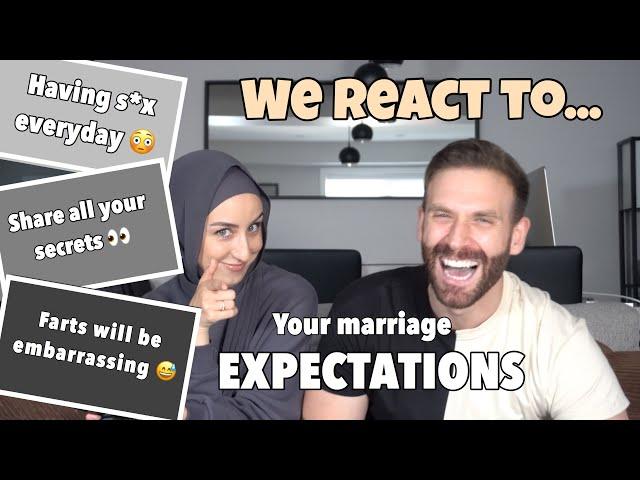 Reacting to your WILD marriage expectations 