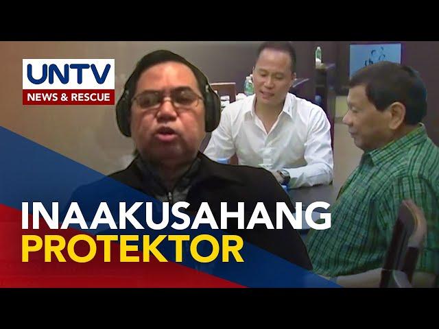 Dating police officer na si Acierto, iginiit na si FPRRD ang protektor nina Michael Yang, Allan Lim