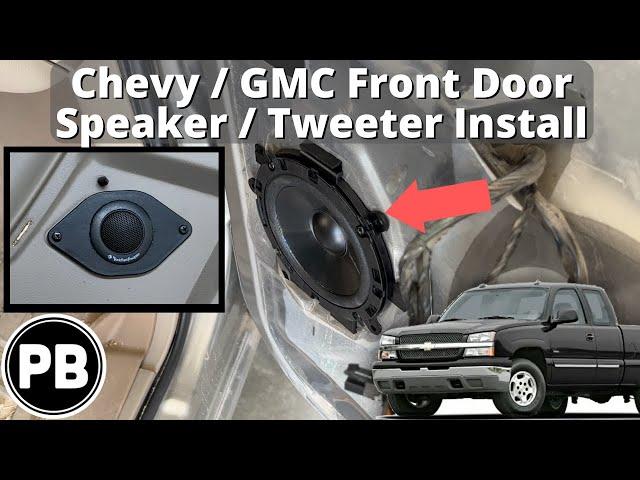 1999 - 2006 Chevy / GMC Front Door Speaker Install