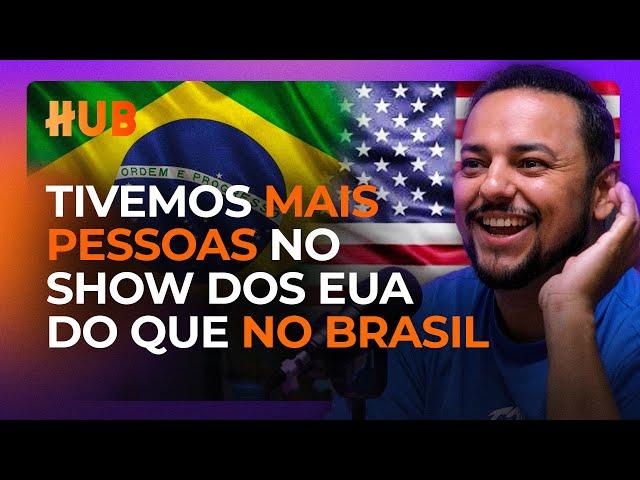 A diferença entre fazer show de comédia no Brasil e nos EUA | PAULO ZAMPARO - [Cortes do HUB]