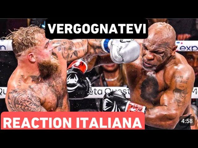 Reaction MIKE TYSON vs Jake Paul: UNO SCHIFO