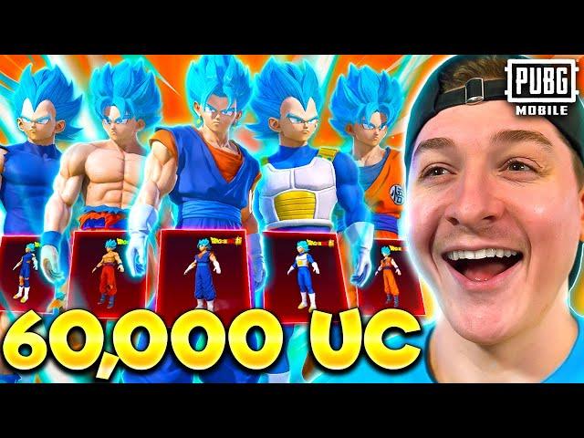 MAXED SUPER SAIYAN BLUE DRAGON BALL OPENING! PUBG MOBILE