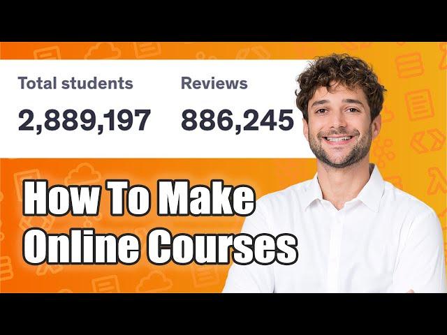 How to Make Online Courses - Masterclass (1h30 presentation) - from one of Udemy's Top Instructor