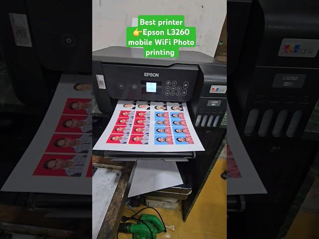 Best printer Epson L3260 mobile WiFi Photo printing All-in One Color printer #passport photo print