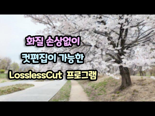 화질손상없는 컷편집 프로그램 LosslessCut