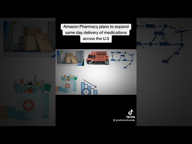 Amazon Pharmacy plans same day delivery across U.S