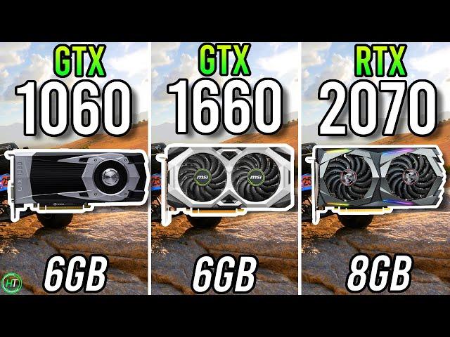 GTX 1060 6GB vs GTX 1660 vs RTX 2070