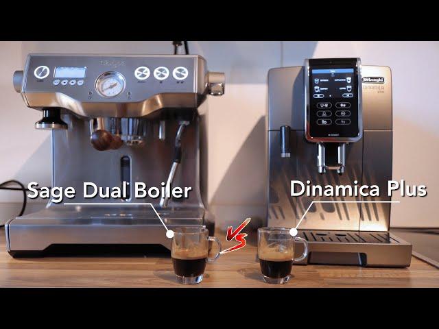 Sage Dual Boiler vs Delonghi Dinamica Plus