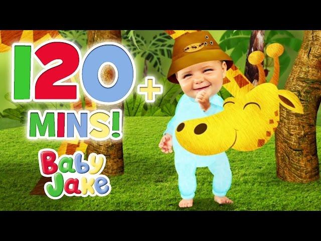 Baby Jake - Being Upside Down | 120+ minutes | Magic Baby Jake