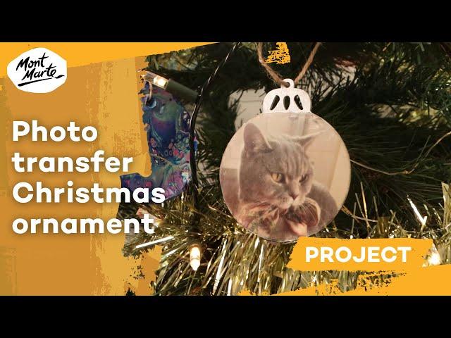 How to make a photo transfer ornament