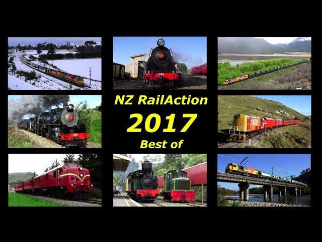 NZ RailAction - Best of 2017 (HD)