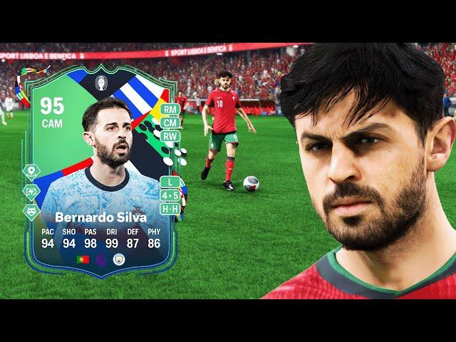 95 PATH TO GLORY BERNARDO SILVA PLAYER REVIEW | EA FC 24 ULTIMATE TEAM