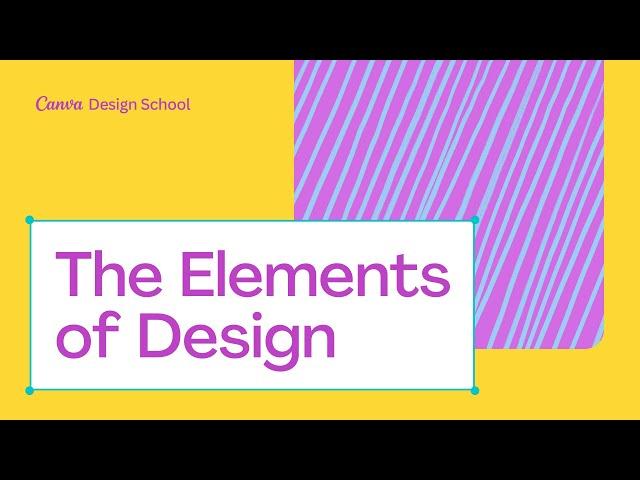 Understanding the Elements of Design | Graphic Design Basic