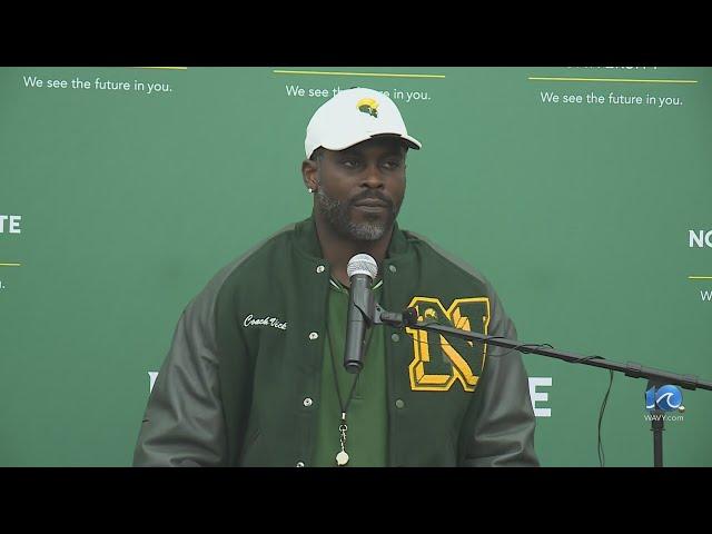 Michael Vick introduced as NSU football coach