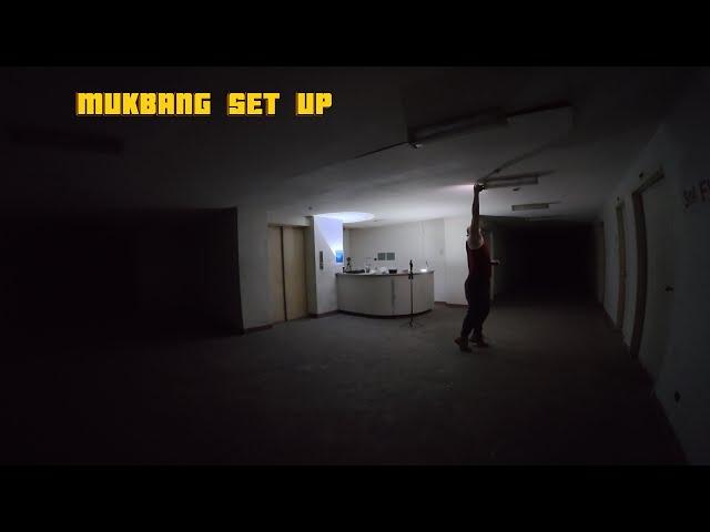 STRUGGLE NG SOLO MUKBANG SA ABANDONED HOSPITAL