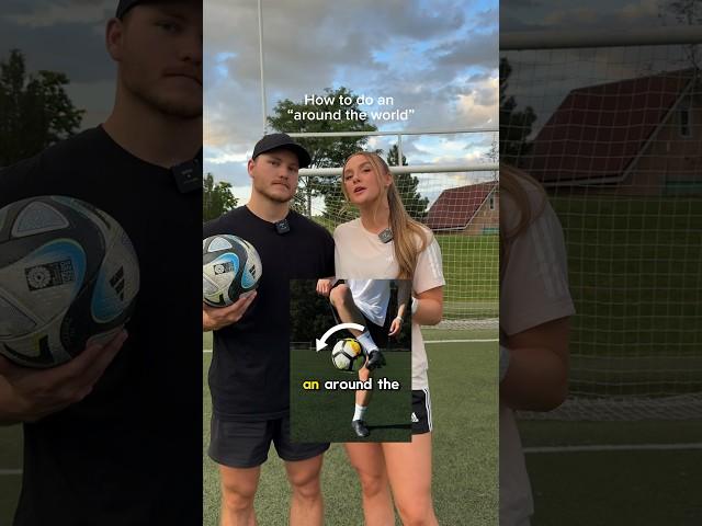 How to do an “around the world” soccer trick #soccer #soccerskills #footballer