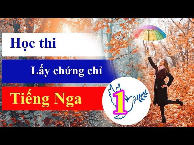 Học thi lấy chứng chỉ tiếng Nga (Phần 1) | Thầy Hoàng dạy Tiếng Nga online 1:1