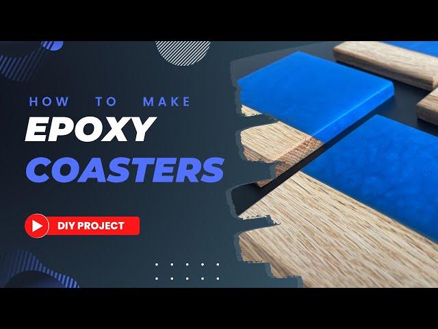 How to make Epoxy Resin Coaster - Easy DIY