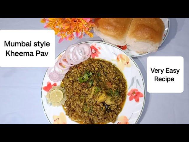 Mumbai style KHEEMA PAV ||Hare Masale ka Kheema || Irani Kheema recipe ||