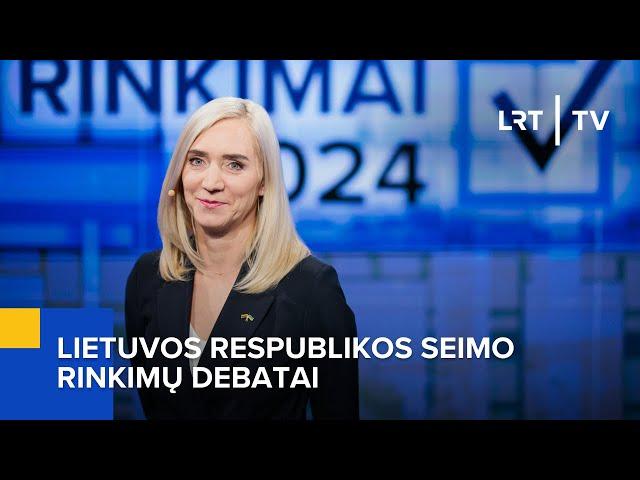 LR Seimo rinkimų debatai | 2024-10-09