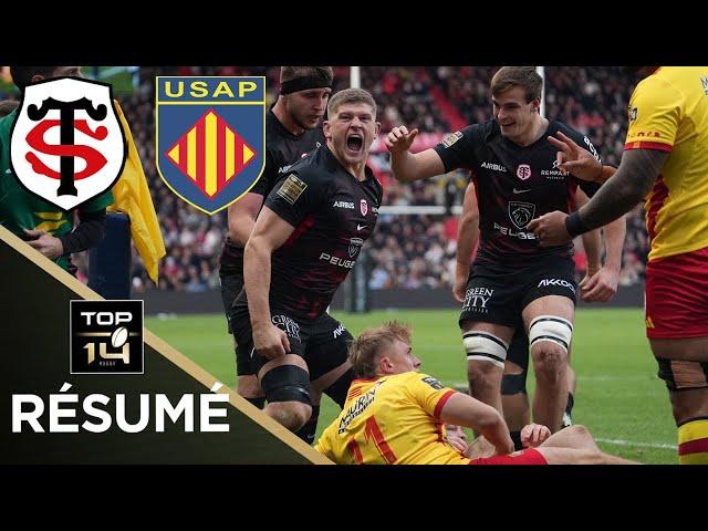 TOP 14: Résumé partie complète Stade Toulousain vs USA Perpignan : J10 - Saison 2024/2025