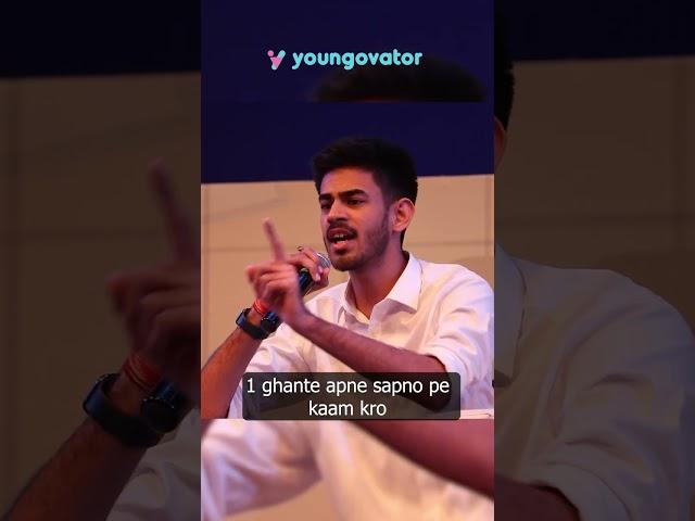 Aryan Tripathi aka The Youngest Millionaire at IIC 2022  @adymize8   @aryanoptimizer