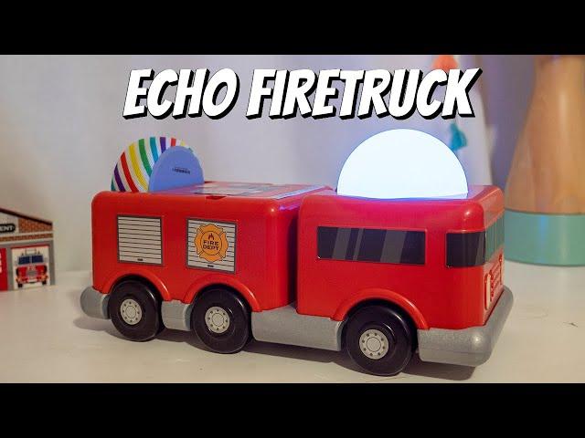 Fun Firetruck Dock for Echo Glow & Echo Dot