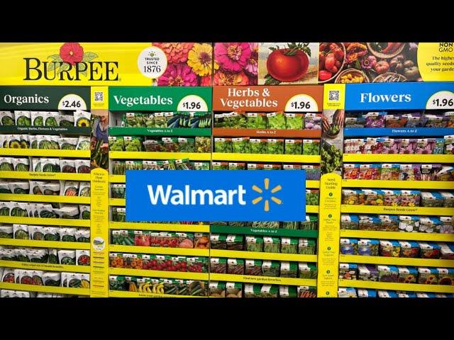 NEW Walmart Shop With Me for GARDEN SEEDS