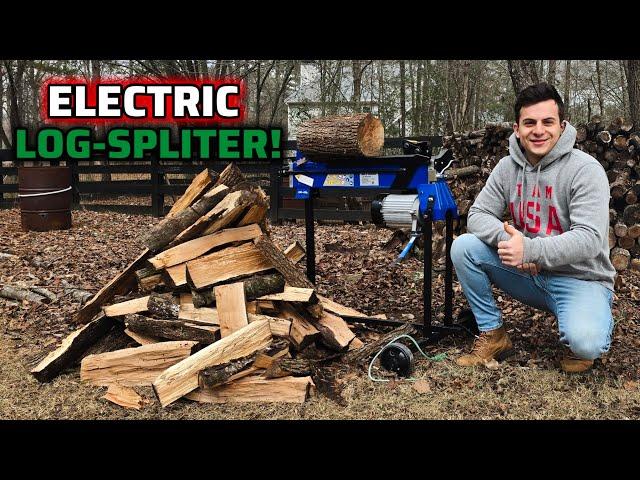 Affordable Electric Log Splitter For Any Homeowner! - BILT HARD 6.5 Ton