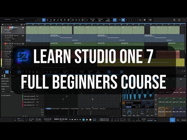 Learn Presonus Studio One 7 | Full Beginners Course