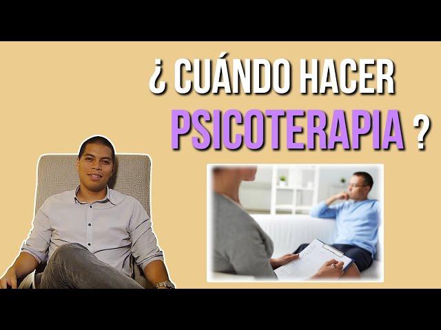 ¿Cuándo hacer psicoterapia? - Psicoterapia en adultos | Consultorios Libera