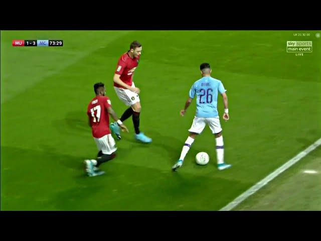 Riyad Mahrez vs Manchester United (A) 2019/20