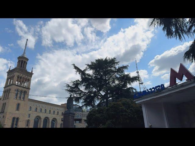 Tbilisi Rustaveli - Freedom Square 4K 60fps