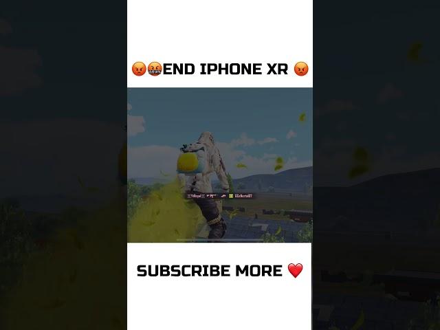 END IPHONE XR BGMI PUBG/ lag issue  in 2024 #bgmi #pubgmobile #shortvideo