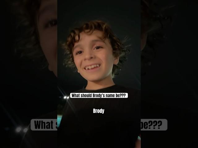 Comment what Brody's new name should be!???? #shorts #brody #bossbabybrody
