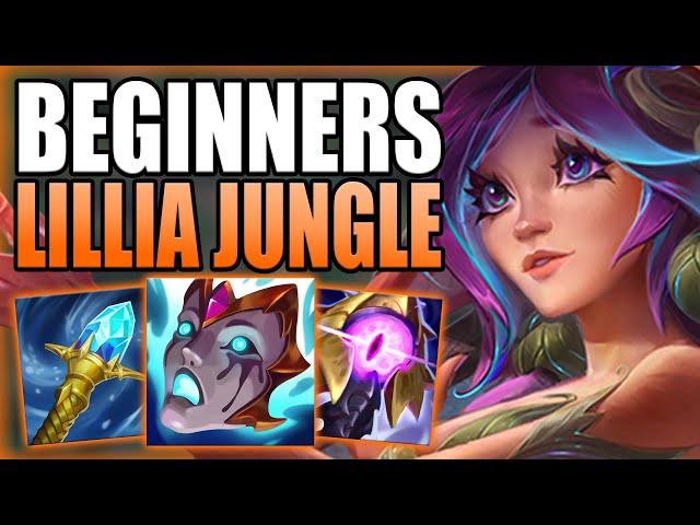 HOW TO EASILY ESCAPE LOW ELO BY PLAYING LILLIA JUNGLE FOR BEGINNERS! - League of Legends Guide