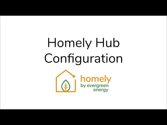 7 - Homely Hub configuration for Samsung