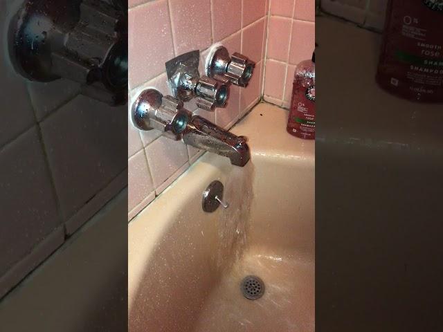 Faulty diverter: Water coming from shower head and tub spout