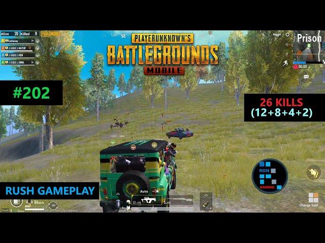 PUBG MOBILE | AMAZING "26 KILLS" RUSH GAMEPLAY CHICKEN DINNER